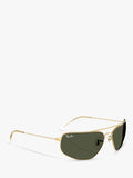 Ray-Ban RB3780 rectangular sunglasses Arista Gold/Grey, UK version