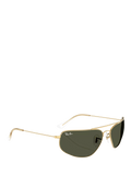 Ray-Ban RB3780 rectangular sunglasses Arista Gold/Grey, UK version