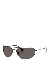 John Lewis Ray-Ban RB3780 Men's Rectangular Sunglasses Black- Buy online at McGrocer