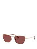 Ray-Ban Drea sunglasses pale gold red, UK version