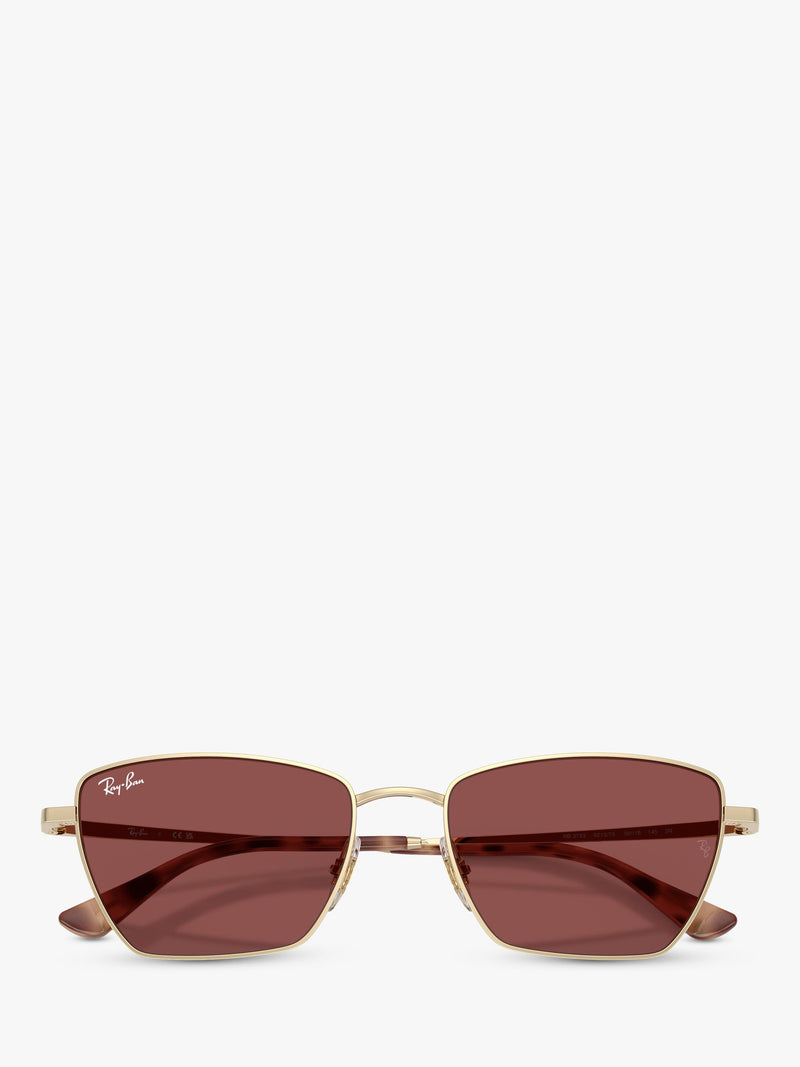 Ray-Ban Drea sunglasses pale gold red, UK version