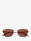 Ray-Ban Drea sunglasses pale gold red, UK version