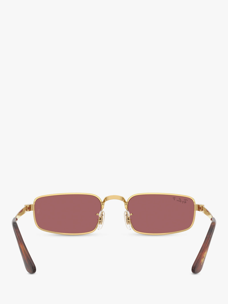 Ray-Ban rectangular polarised sunglasses 54mm (British brand)