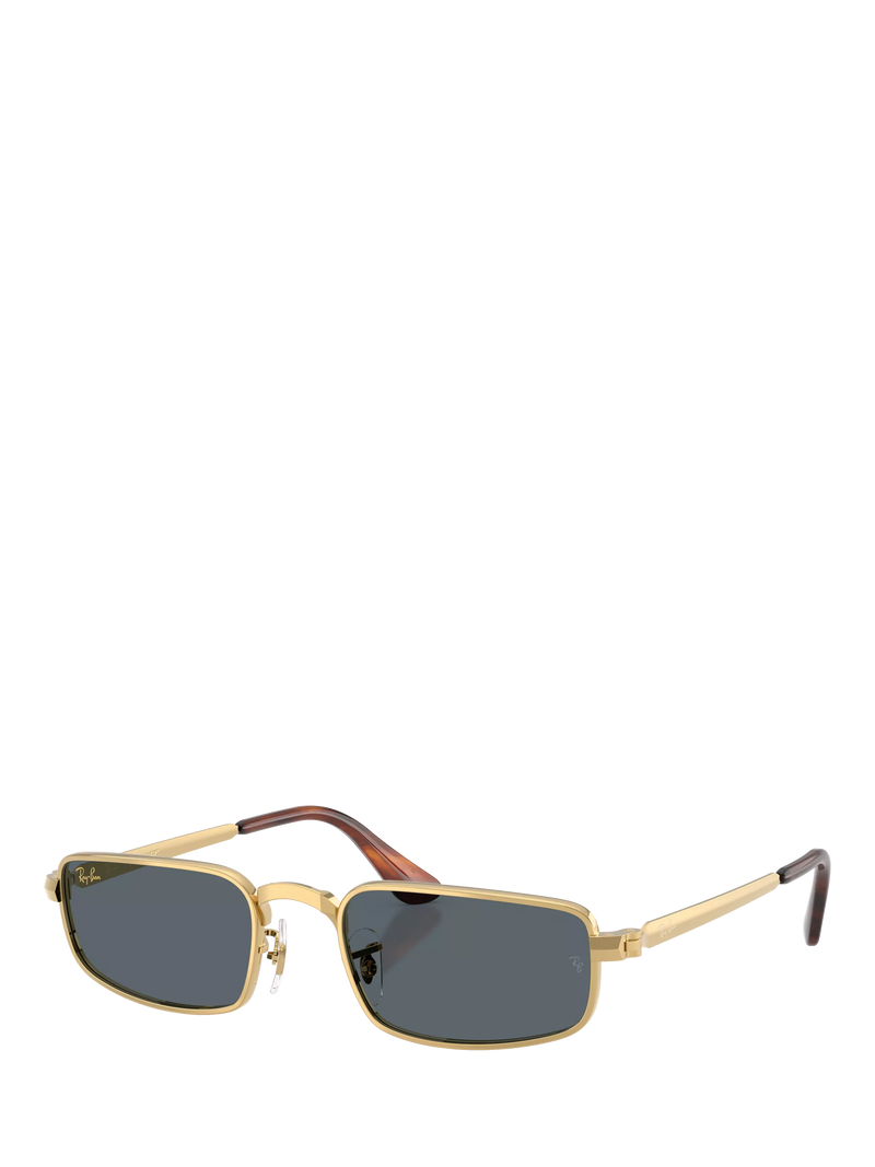 Ray-Ban RB3927 rectangular sunglasses arista gold blue, UK version