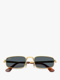 Ray-Ban RB3927 rectangular sunglasses arista gold blue, UK version