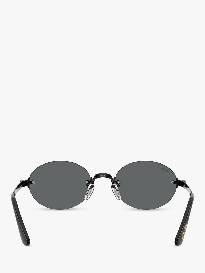 Ray-Ban RB3929 polarised oval sunglasses from A$AP Rocky, imported from the UK