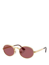 John Lewis Ray-Ban RB3931 Oval Sunglasses Arista Gold/Pink- Buy online at McGrocer