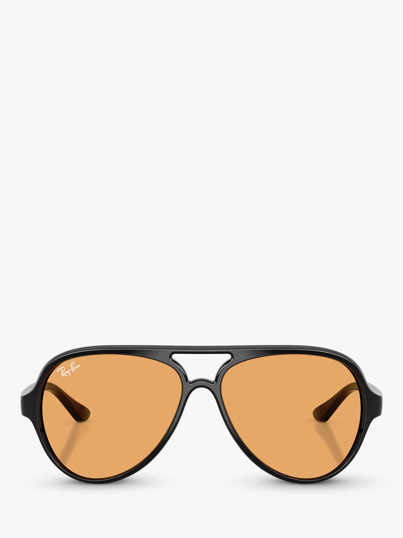 Ray-Ban aviator sunglasses black orange 59mm, imported from the UK
