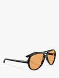 Ray-Ban aviator sunglasses black orange 59mm, imported from the UK