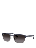 Ray-Ban square sunglasses blue polycarbonate 59mm - British product