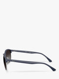 Ray-Ban square sunglasses blue polycarbonate 59mm - British product