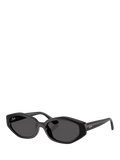 Ray-Ban irregular sunglasses black frame 56mm lens, imported from the UK