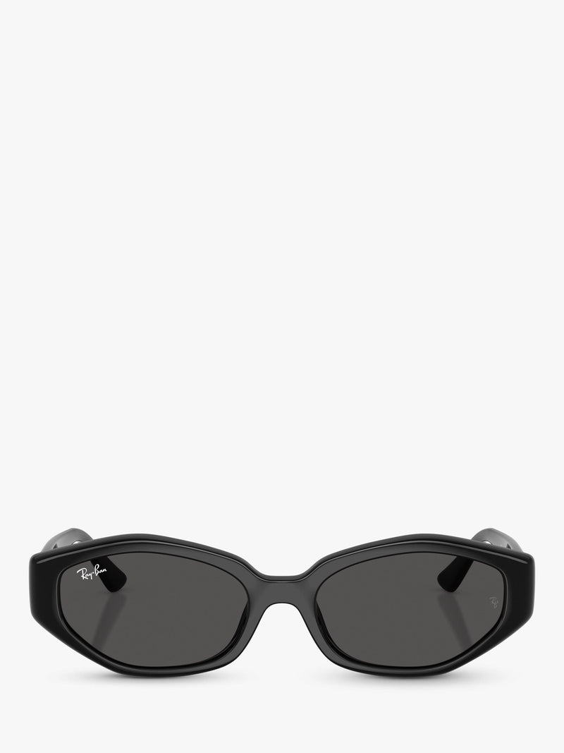 Ray-Ban irregular sunglasses black frame 56mm lens, imported from the UK