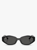 Ray-Ban irregular sunglasses black frame 56mm lens, imported from the UK