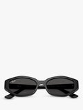 Ray-Ban irregular sunglasses black frame 56mm lens, imported from the UK