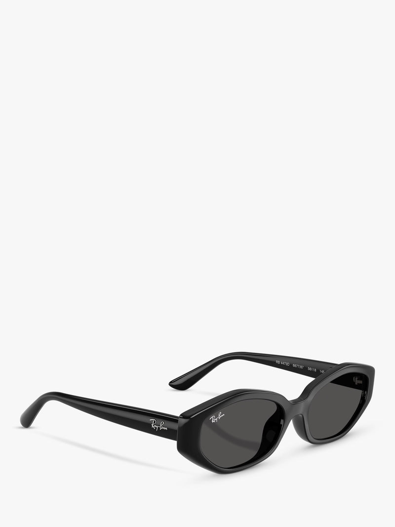 Ray-Ban irregular sunglasses black frame 56mm lens, imported from the UK