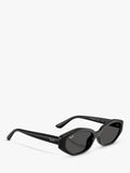 Ray-Ban irregular sunglasses black frame 56mm lens, imported from the UK