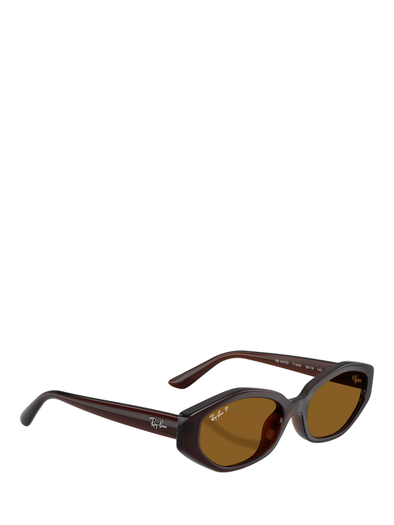 Ray-Ban RB4473D polarised sunglasses dark brown frame - British product
