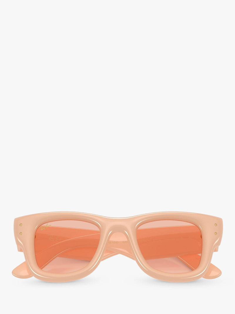 Ray-Ban square sunglasses solid nude/pink - British product