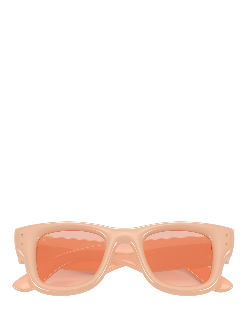 Ray-Ban square sunglasses solid nude/pink - British product