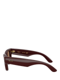 Ray-Ban RB4940 rectangular sunglasses dark brown (British brand)