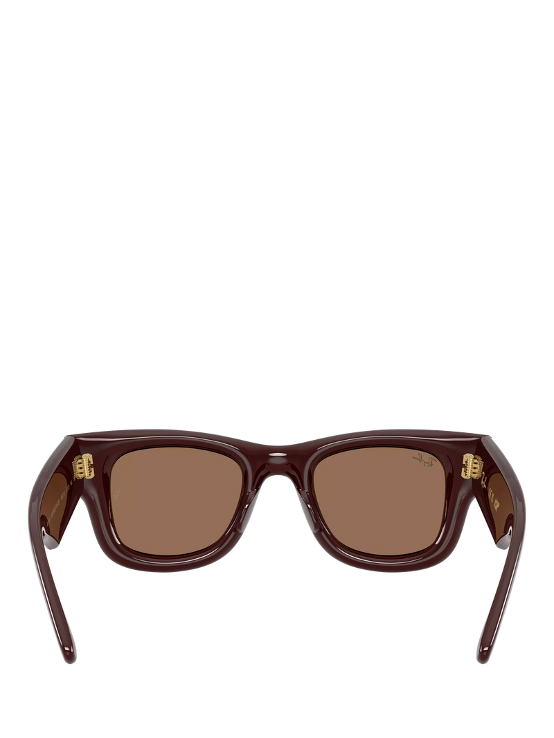 Ray-Ban RB4940 rectangular sunglasses dark brown (British brand)