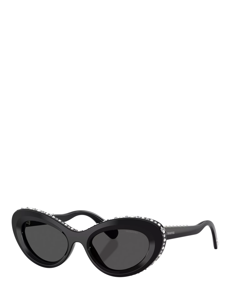 Swarovski cat eye sunglasses black (British brand)
