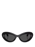 Swarovski cat eye sunglasses black (British brand)