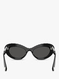 Swarovski cat eye sunglasses black (British brand)