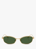 Swarovski pillow sunglasses gold green - British product
