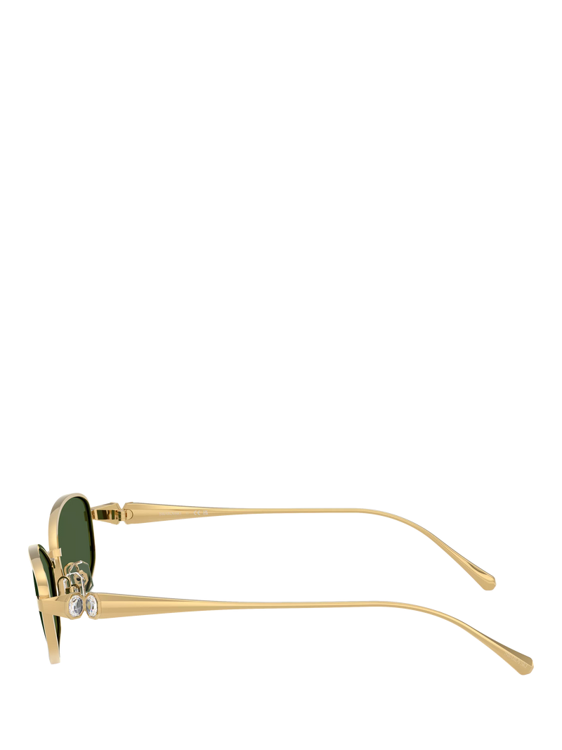 Swarovski pillow sunglasses gold green - British product