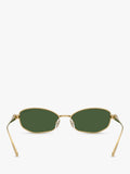 Swarovski pillow sunglasses gold green - British product