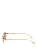 Swarovski Pillow Sunglasses pale gold brown, UK version