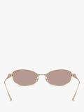 Swarovski Pillow Sunglasses pale gold brown, UK version