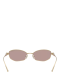 Swarovski Pillow Sunglasses pale gold brown, UK version
