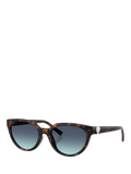 Tiffany & Co cat eye sunglasses brown gradient - British product