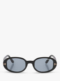 TOM FORD oval sunglasses shiny black/blue, UK version