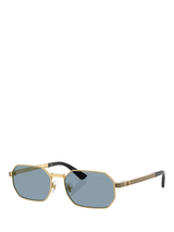 John Lewis Versace Round Sunglasses, Gold- Buy online at McGrocer