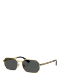 Versace Irregular Sunglasses VE2297 Gold/Grey, UK version