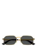 Versace Irregular Sunglasses VE2297 Gold/Grey, UK version