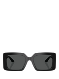 Versace women's square sunglasses black (British brand)
