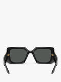 Versace women's square sunglasses black (British brand)