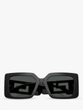 Versace women's square sunglasses black (British brand)