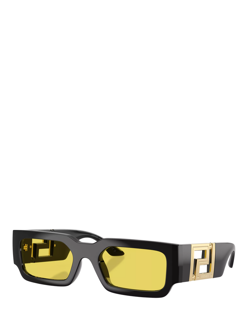 Versace VE4506U sunglasses black yellow 54mm imported from the UK