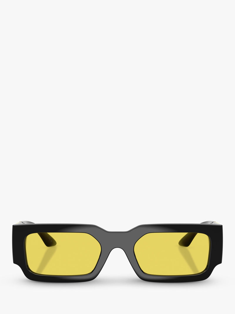 Versace VE4506U sunglasses black yellow 54mm imported from the UK