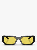 Versace VE4506U sunglasses black yellow 54mm imported from the UK
