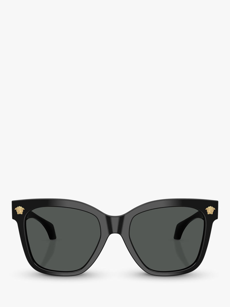 Versace square sunglasses black grey 55mm lens, imported from the UK
