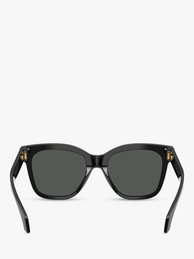 Versace square sunglasses black grey 55mm lens, imported from the UK