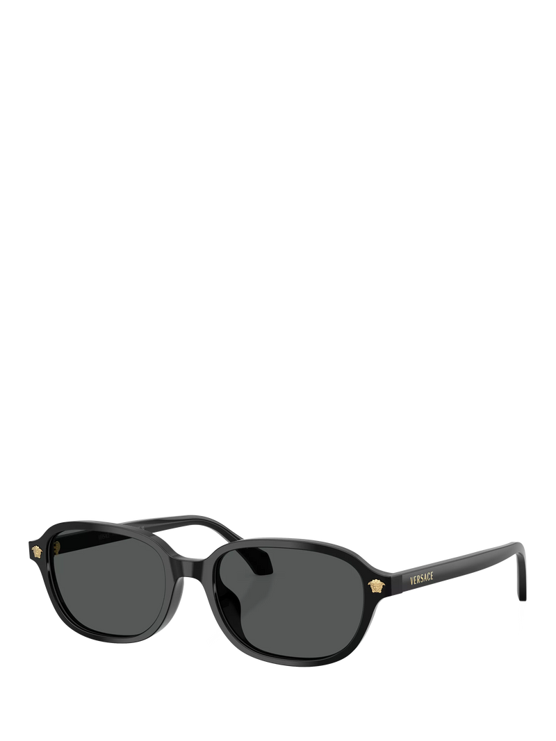 Versace oval sunglasses black acetate 53mm - British product