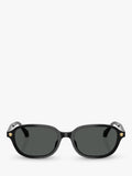 Versace oval sunglasses black acetate 53mm - British product